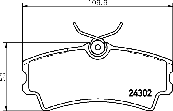 HELLA Bremseklodser 8db355006821