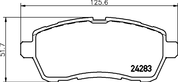 HELLA Bremseklodser 8db355013211 for FORD FORD ASIA & OCEANIA DAIHATSU TOYOTA MAZDA MITSUBISHI SUZUKI