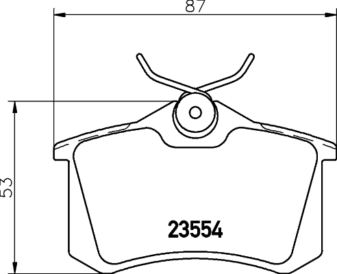DON Bremseklodser pcp1000 for CITROËN PEUGEOT FORD ROEWE (SAIC) MG (SAIC) MG LANCIA ZHONGHUA (BRILLIANCE) SEAT RENAULT AUDI SKODA (SVW) SKODA JETTA V