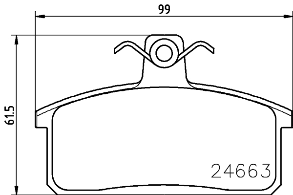 HELLA Bremseklodser 8db355013451 for IVECO SANTANA SUZUKI