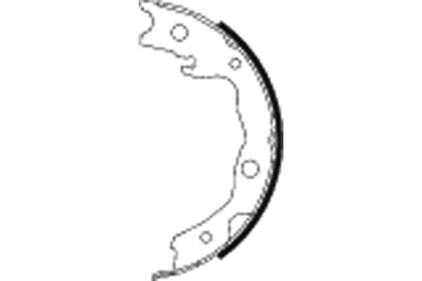 TEXTAR Bremsebakkesæt, parkeringsbremse 91068200 for NISSAN LEXUS RENAULT TOYOTA