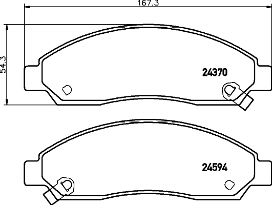 DON Bremseklodser pcp1389 for CHEVROLET ISUZU GREAT WALL