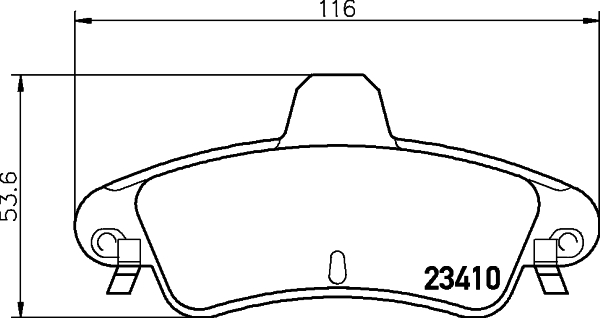 DON Bremseklodser pcp1339 for FORD FORD USA