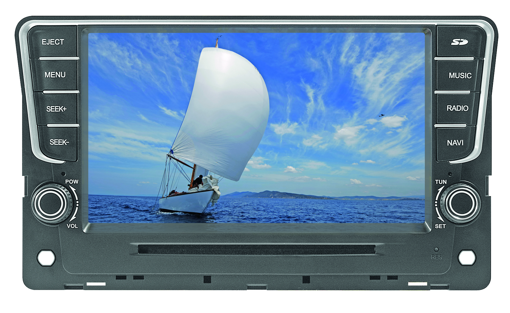 PHONOCAR Radio/navigationssystemkombination vm115