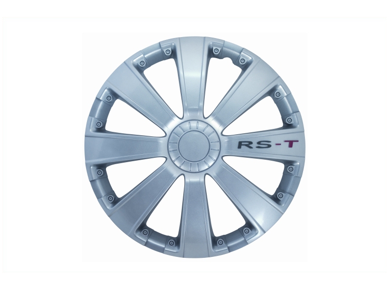 Billede af Hjulkapsler 4 stk. 14 tommer RS-T sølv, PETEX