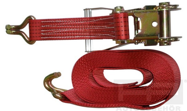 HP Autozubehör 12307 Todelt spænderem Trækkraft LC surring (individuelt / direkte)=2500 daN (L x B x H) 8 m x 7 cm x 4.7 cm Skralde EN 12195-2