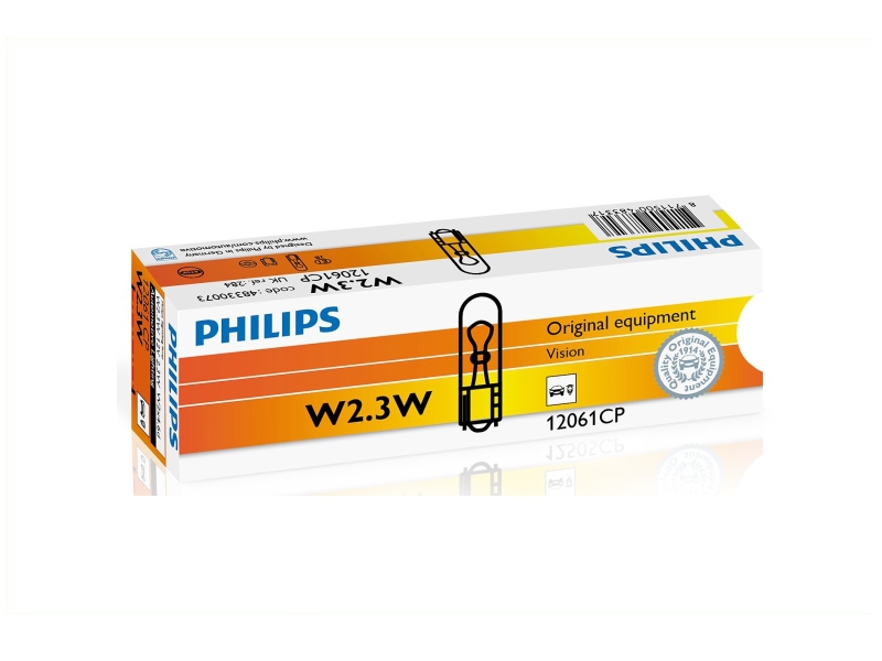 PHILIPS Pære 12061cp Glassokkellampe for FERRARI VW RENAULT