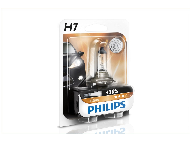 Pære H4 VisionPlus 60/55 W [12 V] (1 stk.), PHILIPS, 12 V