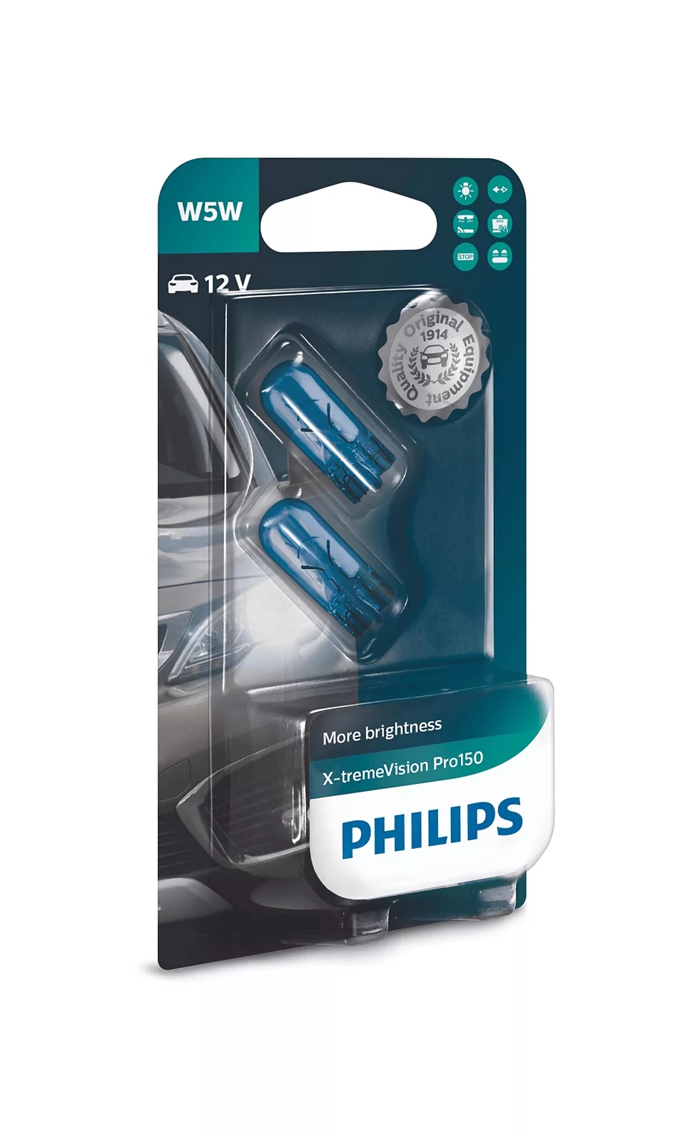 PHILIPS Pære, markerings-/afgrænsningslygte 12961xvpb2 Glassokkellampe for CITROËN DAF FORD BMW BAIC AUDI VW LEXUS SEAT SMART MINI SKODA ASTON MARTIN