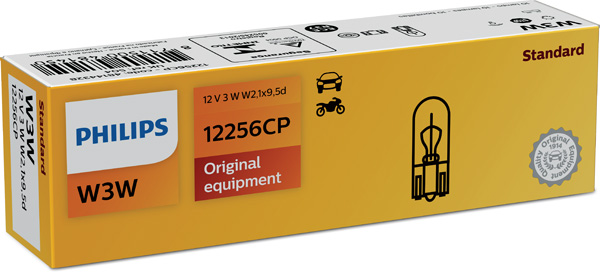 PHILIPS Pære 12256cp Glassokkellampe for DAF BMW VW LAND ROVER YAMAHA HOBBYCAR