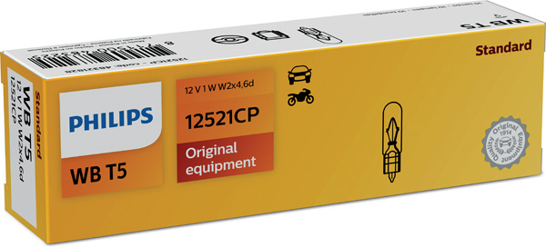 PHILIPS Pære, instrumentbelysning 12521cp