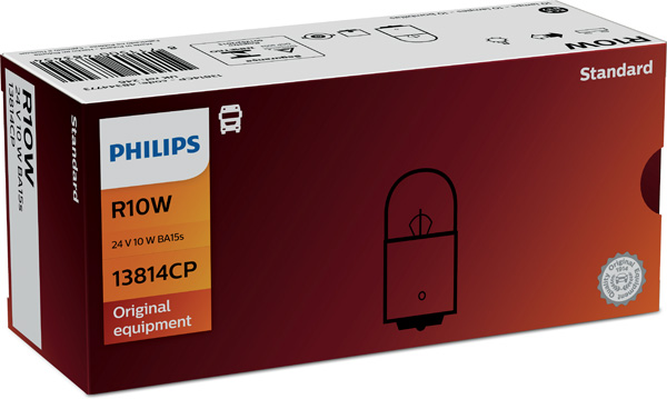 PHILIPS Pære, markerings-/afgrænsningslygte 13814cp Kuglelampe for DAF VOLVO IVECO OPEL MAN MERCEDES-BENZ VW SEAT AUDI HYUNDAI RENAULT TRUCKS