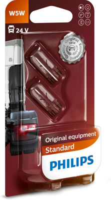 PHILIPS Pære, instrumentbelysning 13961b2 Glassokkellampe for DAF VOLVO MAN IVECO
