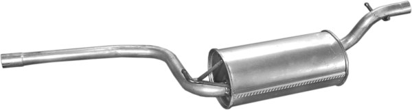 POLMO Midterste lyddæmper 08573 for FORD