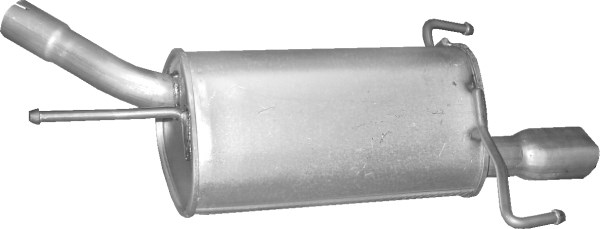 POLMO Bagerste lyddæmper 17266 for OPEL
