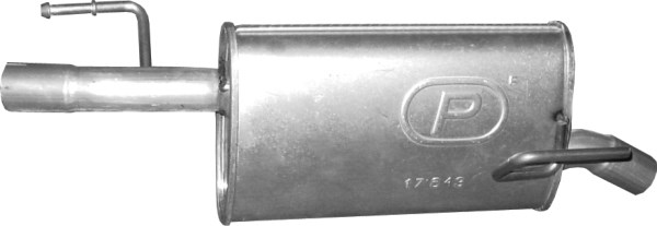 POLMO Bagerste lyddæmper 17643 for OPEL