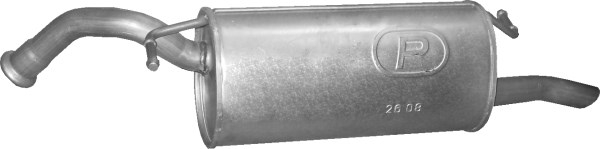 POLMO Bagerste lyddæmper 2608 for TOYOTA