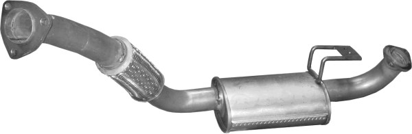 POLMO Forreste lyddæmper 26291 for TOYOTA