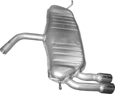 POLMO Bagerste lyddæmper 01147 for AUDI