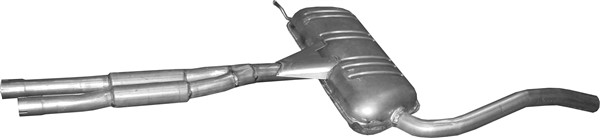 POLMO Midterste lyddæmper 0100 midten for AUDI VW