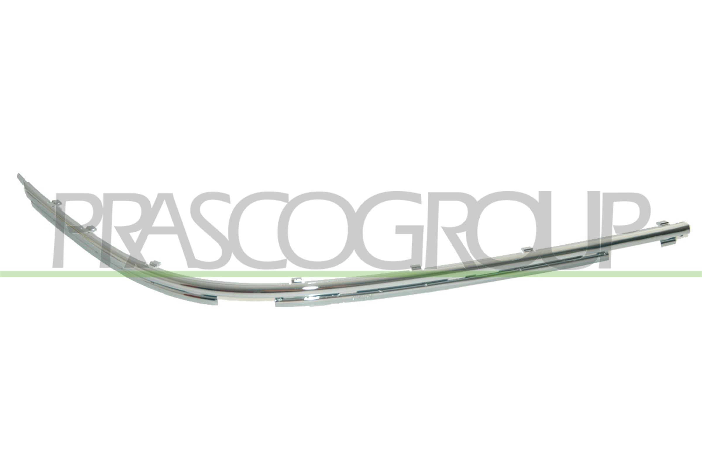 PRASCO Pynte-/beskyttelsesliste, kofanger bm0451246 foran til venstre for BMW