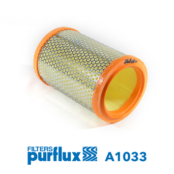 PURFLUX Luftfilter a1033 Filterindsats height_mm_209|Højde [mm]|207 outer_diameter_mm_497|Yderdiameter [mm]|133 inner_diameter_mm_496|Indvendig diamet
