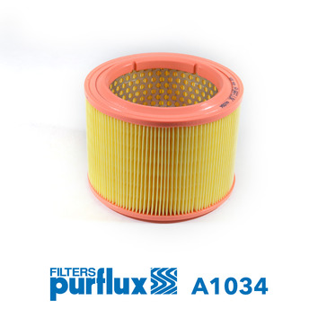 PURFLUX Luftfilter a1034 Filterindsats height_mm_209|Højde [mm]|123 outer_diameter_mm_497|Yderdiameter [mm]|165 inner_diameter_mm_496|Indvendig diamet
