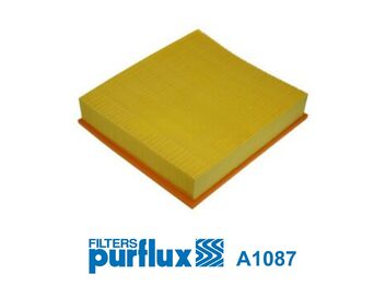 PURFLUX Luftfilter a1087 Filterindsats height_mm_209|Højde [mm]|58 length_mm_203|Længde [mm]|287 width_mm_206|Bredde [mm]|258 58mm for VAG ROVER/AUST