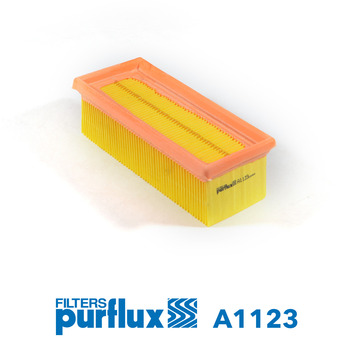 PURFLUX Luftfilter a1123 Filterindsats height_mm_209|Højde [mm]|58 length_mm_203|Længde [mm]|186 width_mm_206|Bredde [mm]|78 58mm for NISSAN RENAULT
