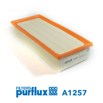 PURFLUX Luftfilter a1257 Filterindsats height_mm_209|Højde [mm]|70 length_mm_203|Længde [mm]|346 width_mm_206|Bredde [mm]|148 70mm for LANCIA PEUGEOT