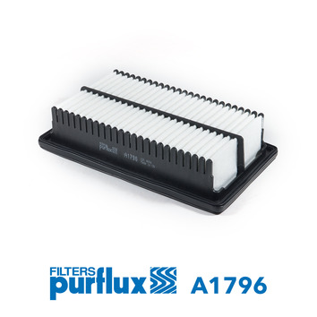 PURFLUX Luftfilter a1796 Filterindsats height_mm_209|Højde [mm]|56 length_mm_203|Længde [mm]|248 width_mm_206|Bredde [mm]|146 56mm for HYUNDAI