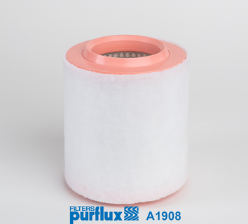 PURFLUX Luftfilter a1908 Filterindsats height_mm_209|Højde [mm]|184 outer_diameter_mm_497|Yderdiameter [mm]|152 inner_diameter_mm_496|Indvendig diamet