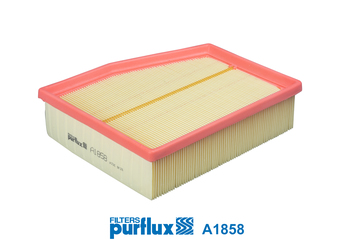 PURFLUX Luftfilter a1858 Filterindsats height_mm_209|Højde [mm]|62 length_mm_203|Længde [mm]|225 width_mm_206|Bredde [mm]|187 62mm for VAG
