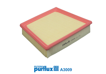 PURFLUX Luftfilter a3009 Filterindsats height_mm_209|Højde [mm]|50 length_mm_203|Længde [mm]|192 width_mm_206|Bredde [mm]|256 50mm for LAND ROVER ROV