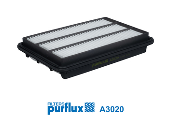 PURFLUX Luftfilter a3020 Filterindsats height_mm_209|Højde [mm]|44 length_mm_203|Længde [mm]|260 width_mm_206|Bredde [mm]|171 44mm for RENAULT