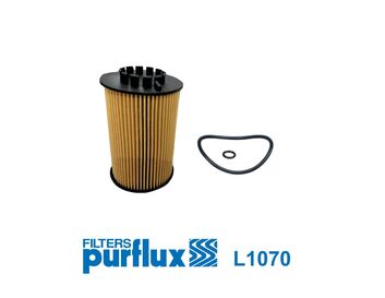 PURFLUX Oliefilter l1070 Filterindsats height_mm_209|Højde [mm]|118 outer_diameter_mm_497|Yderdiameter [mm]|68 inner_diameter_mm_496|Indvendig diamete