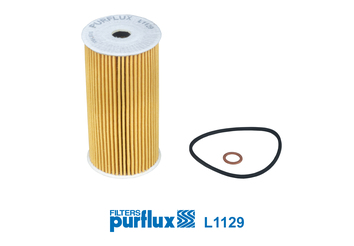 PURFLUX Oliefilter l1129 Filterindsats height_mm_209|Højde [mm]|124 outer_diameter_mm_497|Yderdiameter [mm]|65 inner_diameter_mm_496|Indvendig diamete