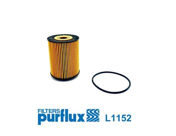 PURFLUX Oliefilter l1152 Filterindsats height_mm_209|Højde [mm]|113 outer_diameter_mm_497|Yderdiameter [mm]|84 inner_diameter_mm_496|Indvendig diamete