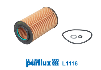 PURFLUX Oliefilter l1116 Filterindsats height_mm_209|Højde [mm]|131 outer_diameter_mm_497|Yderdiameter [mm]|73 inner_diameter_mm_496|Indvendig diamete