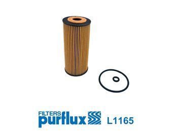 PURFLUX Oliefilter l1165 Filterindsats height_mm_209|Højde [mm]|116 outer_diameter_mm_497|Yderdiameter [mm]|52 inner_diameter_mm_496|Indvendig diamete