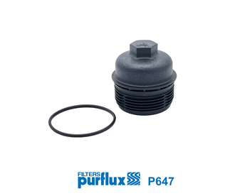 PURFLUX Dæksel, oliefilterhus p647 for PORSCHE AUDI