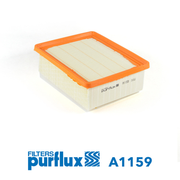 PURFLUX Luftfilter a1159 Filterindsats height_mm_209|Højde [mm]|70 length_mm_203|Længde [mm]|207 width_mm_206|Bredde [mm]|169 70mm for PEUGEOT ROVER