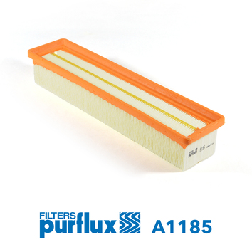 PURFLUX Luftfilter a1185 Filterindsats height_mm_209|Højde [mm]|59 length_mm_203|Længde [mm]|355 width_mm_206|Bredde [mm]|81 59mm for NISSAN DACIA RE