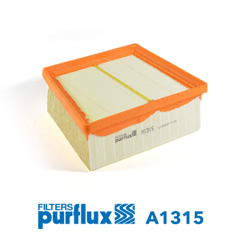 PURFLUX Luftfilter a1315 Filterindsats height_mm_209|Højde [mm]|70 length_mm_203|Længde [mm]|161 width_mm_206|Bredde [mm]|198 diameter_3_mm_343|Diamet