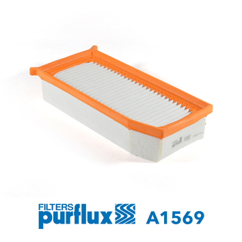 PURFLUX Luftfilter a1569 Filterindsats height_mm_209|Højde [mm]|59 length_mm_203|Længde [mm]|261 width_mm_206|Bredde [mm]|97 59mm for DACIA RENAULT