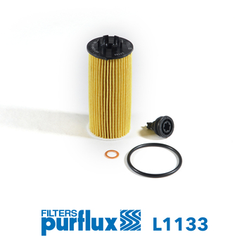 PURFLUX Oliefilter l1133 Filterindsats height_mm_209|Højde [mm]|124 outer_diameter_mm_497|Yderdiameter [mm]|53 inner_diameter_mm_496|Indvendig diamete