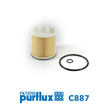 PURFLUX Brændstof-filter C887 Filterindsats height_mm_209|Højde [mm]|96 outer_diameter_mm_497|Yderdiameter [mm]|84 inner_diameter_mm_496|Indvendig dia