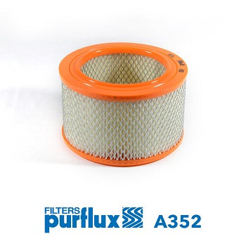 PURFLUX Luftfilter a352 Filterindsats height_mm_209|Højde [mm]|112 outer_diameter_mm_497|Yderdiameter [mm]|184 inner_diameter_mm_496|Indvendig diamete