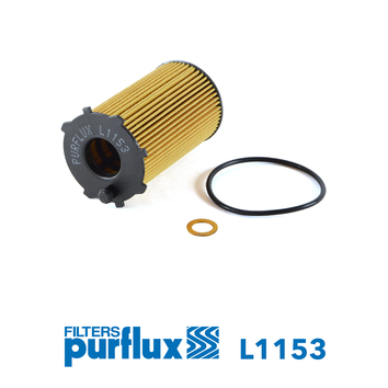 PURFLUX Oliefilter l1153 Filterindsats height_mm_209|Højde [mm]|116 outer_diameter_mm_497|Yderdiameter [mm]|63 inner_diameter_mm_496|Indvendig diamete