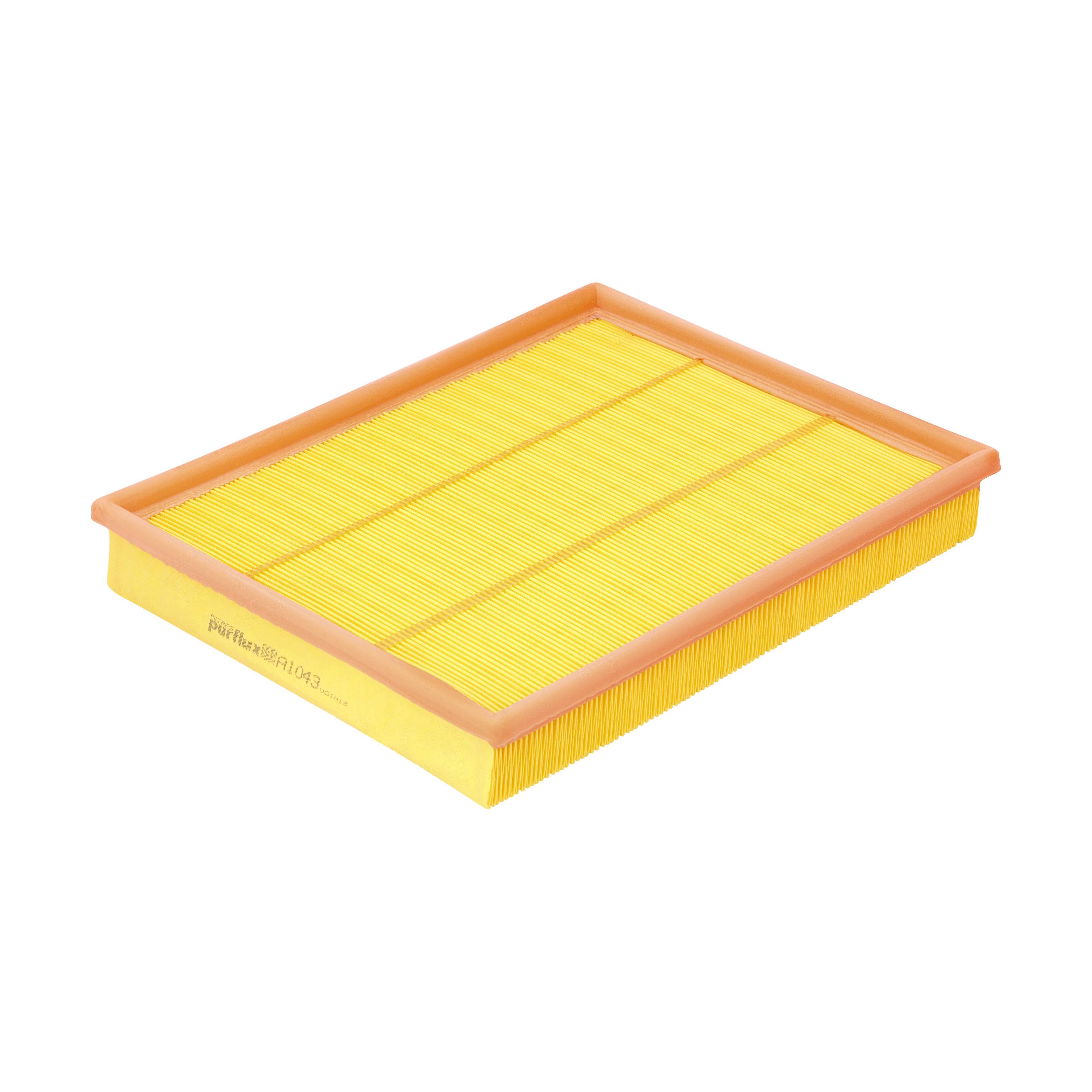 PURFLUX Luftfilter a1043 Filterindsats height_mm_209|Højde [mm]|42 length_mm_203|Længde [mm]|294 width_mm_206|Bredde [mm]|234 42mm for GENERAL MOTORS